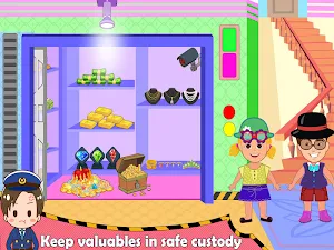 Pretend in Police Station: Fun Learning City Screenshot 3