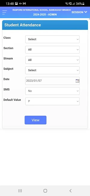 RANFORD SCHOOL TEACHER APP Screenshot 3