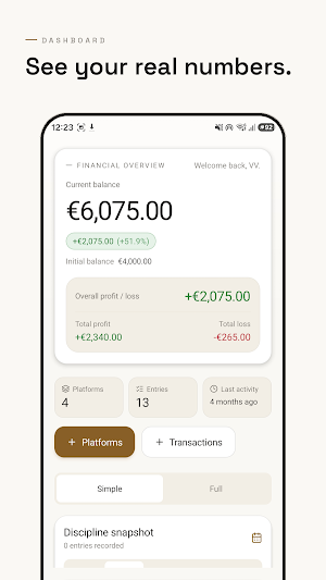 Manage Bankroll: P&L Tracker Screenshot 0