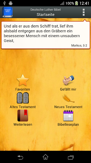 Deutsch Luther Bibel Screenshot 0