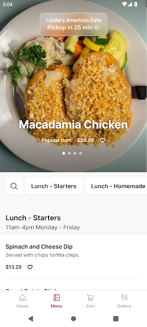 Lucille's American Cafe Screenshot 1