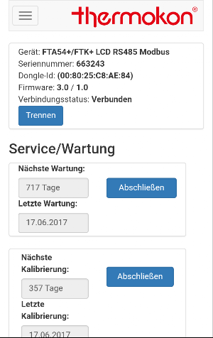 Thermokon USEapp Screenshot 3