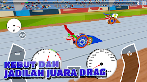 Tipe X Trondol 3D - Drag Race Screenshot 2