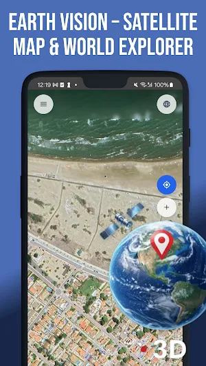 Earth Vision - Satellite Map Screenshot 0