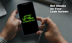 Digital Clock Lock Screen Pro Screenshot 3
