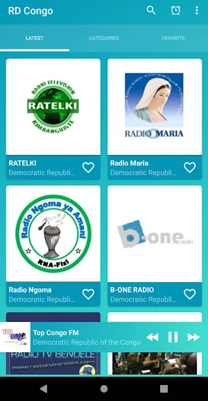 RD Congo radios online Screenshot 3