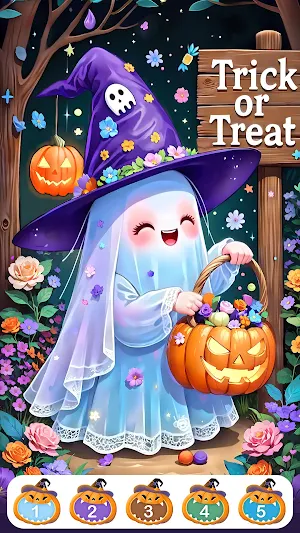 Cute Halloween Color Screenshot 2