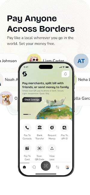 Sliq pay: Remit & Scan-to-Pay Screenshot 0