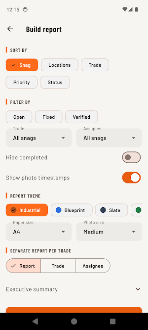 SiteInspect: Snag & Punch List Screenshot 3