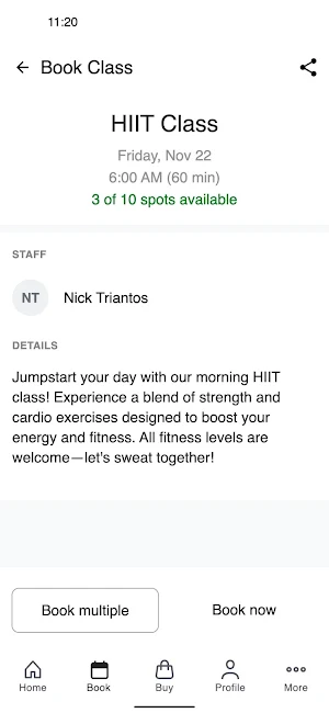 Heroes Fitness - Wellesley Screenshot 2