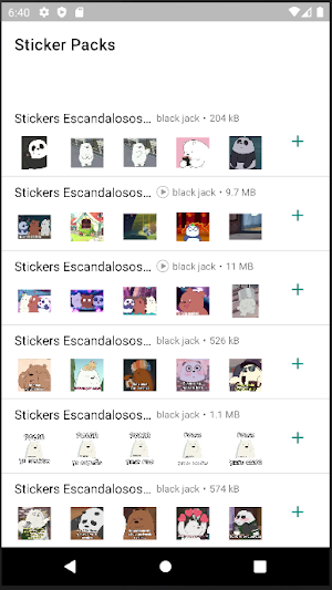 Stickers de Escandalosos Screenshot 0