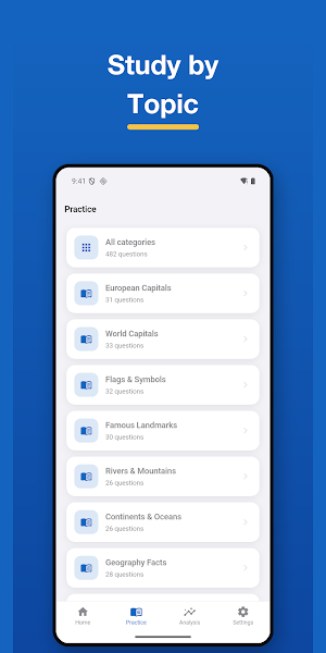 World Flags & Geography Quiz Screenshot 3