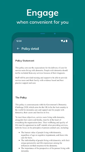 Access Policies and Procedures Screenshot 2