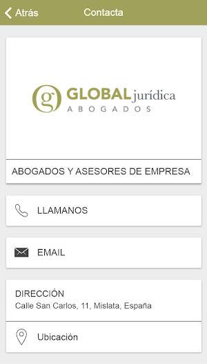 Global Jurídica Abogados Screenshot 1