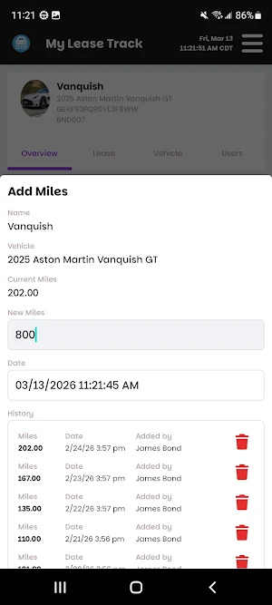 My Lease Track Screenshot 2