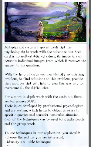 Metaphorical cards: Prism Screenshot 1