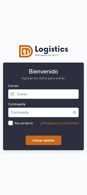 DCM logistics - TMS Screenshot 0