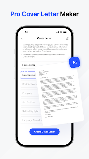 CV Maker and AI CV Builder Screenshot 1