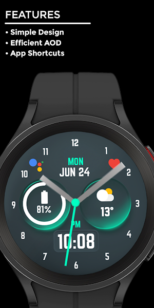 Night 68 - watch face Screenshot 1