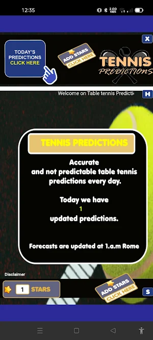 Vip Tennis Predictions Screenshot 1