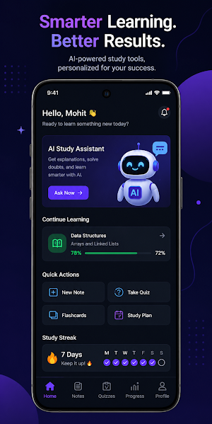 StudyAI – Learn Smarter Screenshot 1