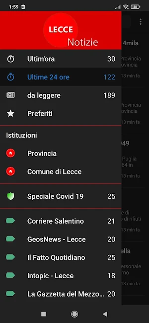 Lecce notizie Screenshot 0