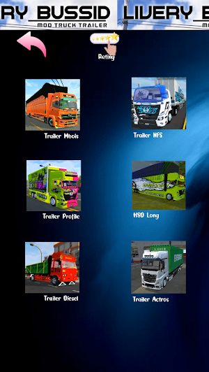 Livery Bussid Mod Truk Trailer Screenshot 2