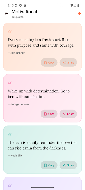 Morning Quotes Screenshot 2