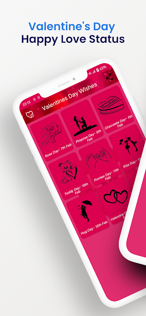 Valentine's Day Wishes Status Screenshot 0