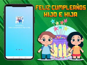 Feliz Cumpleaños Hijo e Hija Screenshot 0