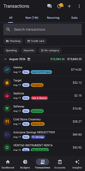 wunderBudget Screenshot 2