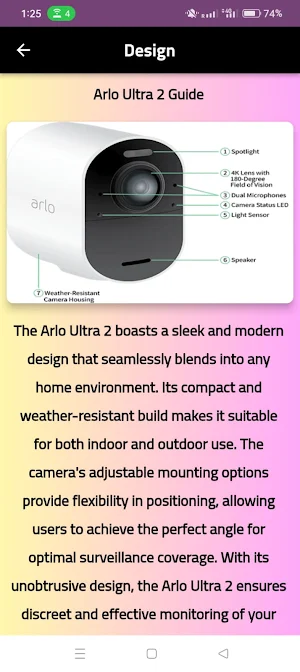 arlo ultra 2 guide Screenshot 2
