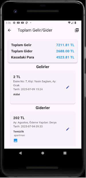 Aidat360 – Apartman ve Site Screenshot 2