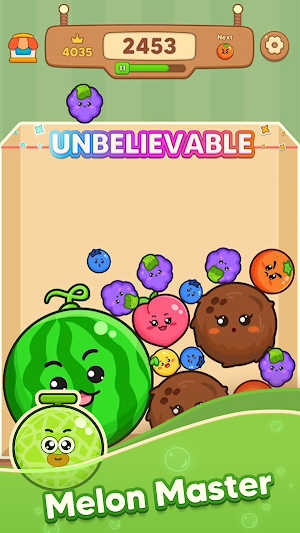 Fruit Merge: Drop Puzzle Screenshot 0