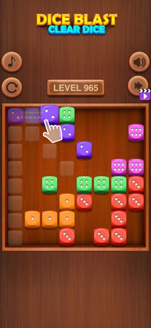 Dice Blast - Clear Dice Puzzle Screenshot 1