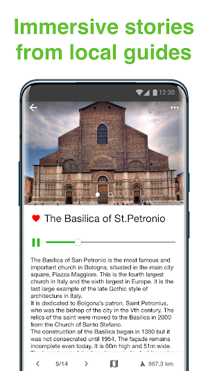 Bologna SmartGuide - Audio Guide & Offline Maps Screenshot 3