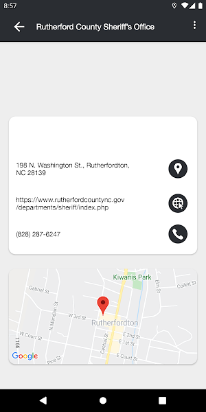 Rutherford County Sheriff, NC Screenshot 1