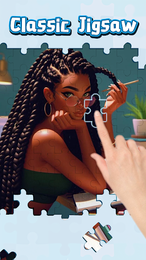 Black Jigsaw Master Screenshot 0