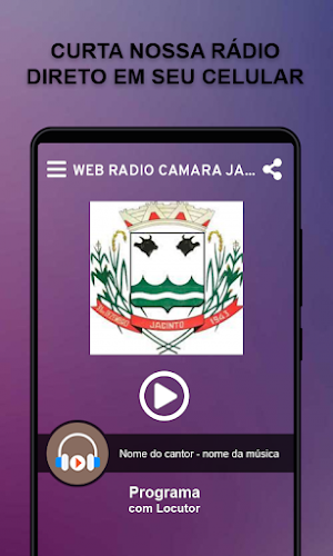 Web Radio Câmara Jacinto MG Screenshot 1
