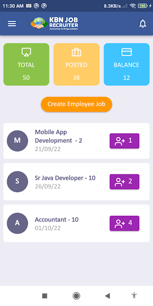 KBN Job Recruiter Screenshot 1