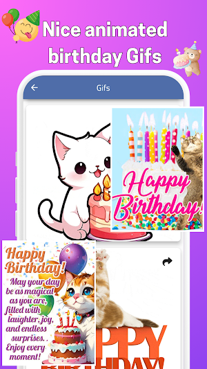 GIF Birthday Wishes 2025 Screenshot 2