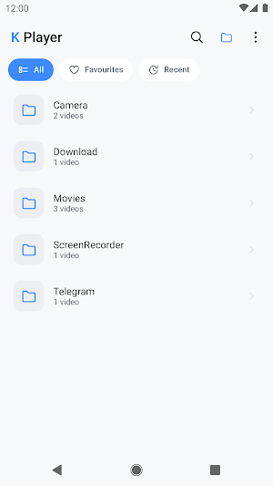 K Player - Video Player Screenshot 0