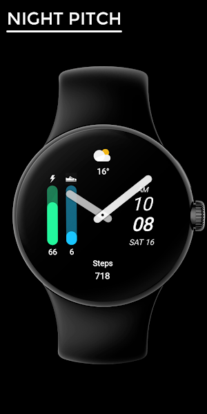 Night Pitch - watch face Screenshot 0