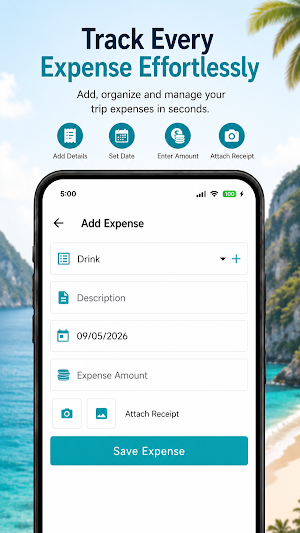 Trip Expense Manager Screenshot 1
