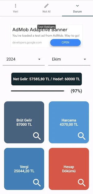 Kurye Kazanç Defteri Screenshot 2