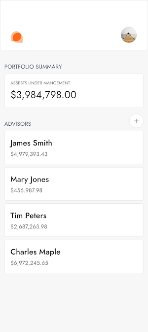 AdvisorCRM Screenshot 1