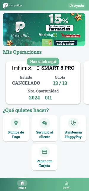 HappyPay Clientes Screenshot 1