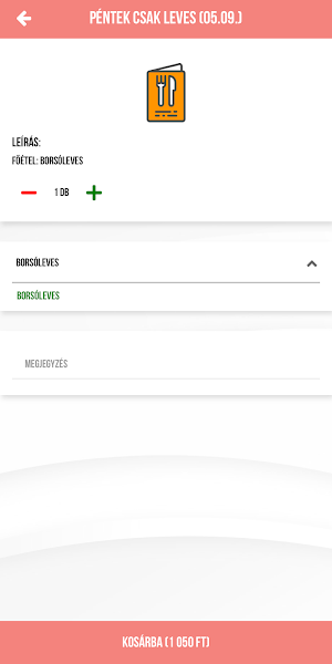 Hordó Étterem Napi Menü Screenshot 2