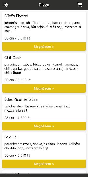 Étvágyak Pizzériája Screenshot 1