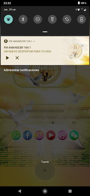 FM AMANECER 104.1 Screenshot 3